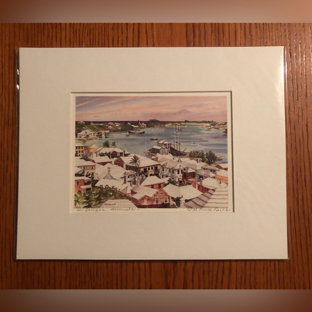 Jill Amos Raine - St George’s Bermuda Print